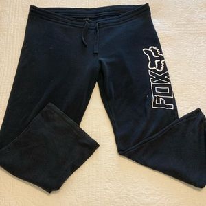 Fox racing drawstring sweatpants